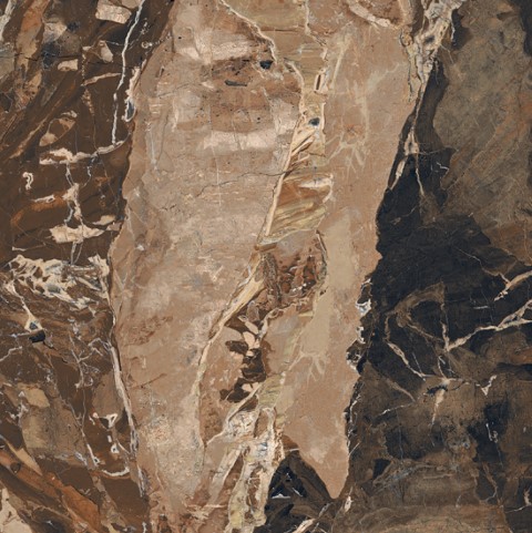 Diaspro Rosso: roodbruine breccia met donkere aders