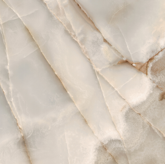 Onice Rosa: roze-beige onyx met zachte gelaagdheid